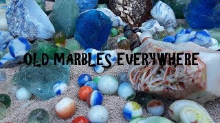 The Mother Load of OLD TOY MARBLES Digging History Channel West Virginia