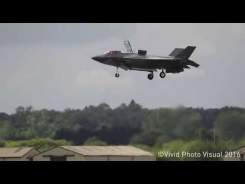 Lockheed Martin F-35B Lightning II - Vertical landing RIAT 2016 @VividPhotoVisual