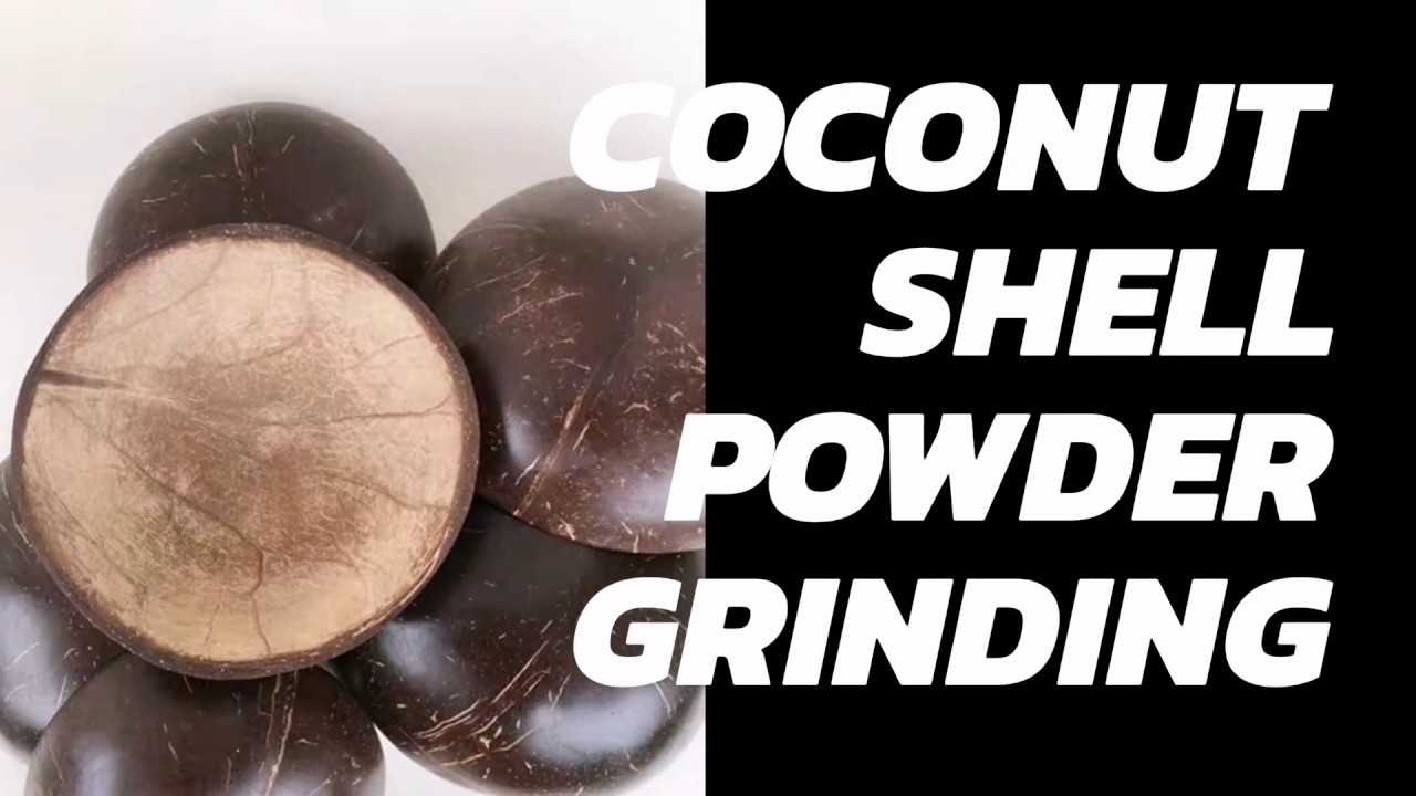 BSP coconut shell powder making shell grinding machine YouTube