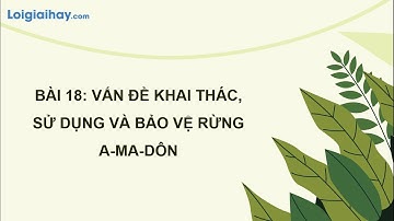 Giải  Bài 18. Vấn đề khai thác, sử dụng và bảo vệ rừng A-ma-dôn SGK Lịch sử và Địa lí 7 CTST