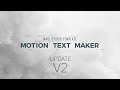 Motion Text Maker | Videohive