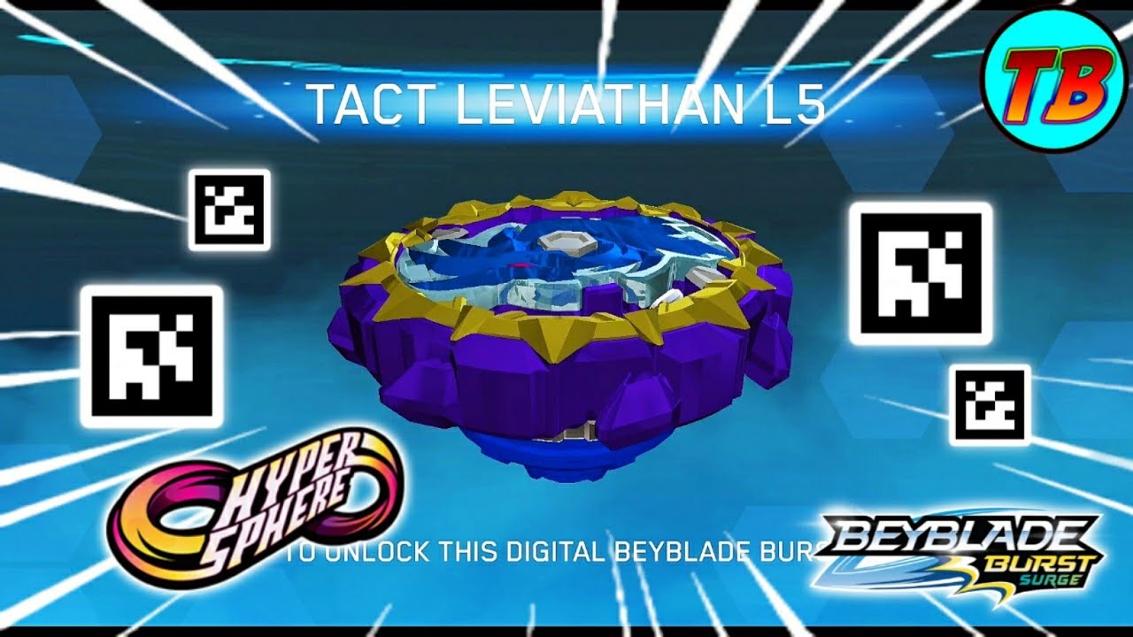 Tact Leviathan L Qr Code Beyblade Burst Surge App Youtube