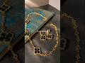 Clover Series Set | Black & Gold Handmade Jewelry #handmadejewelry #beadedjewelry #luxuryjewelry