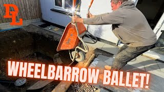 Speed Mixing Team - How To Concrete A Pond Base - Patio Job Complete - Yard Clear Out - Ep 213