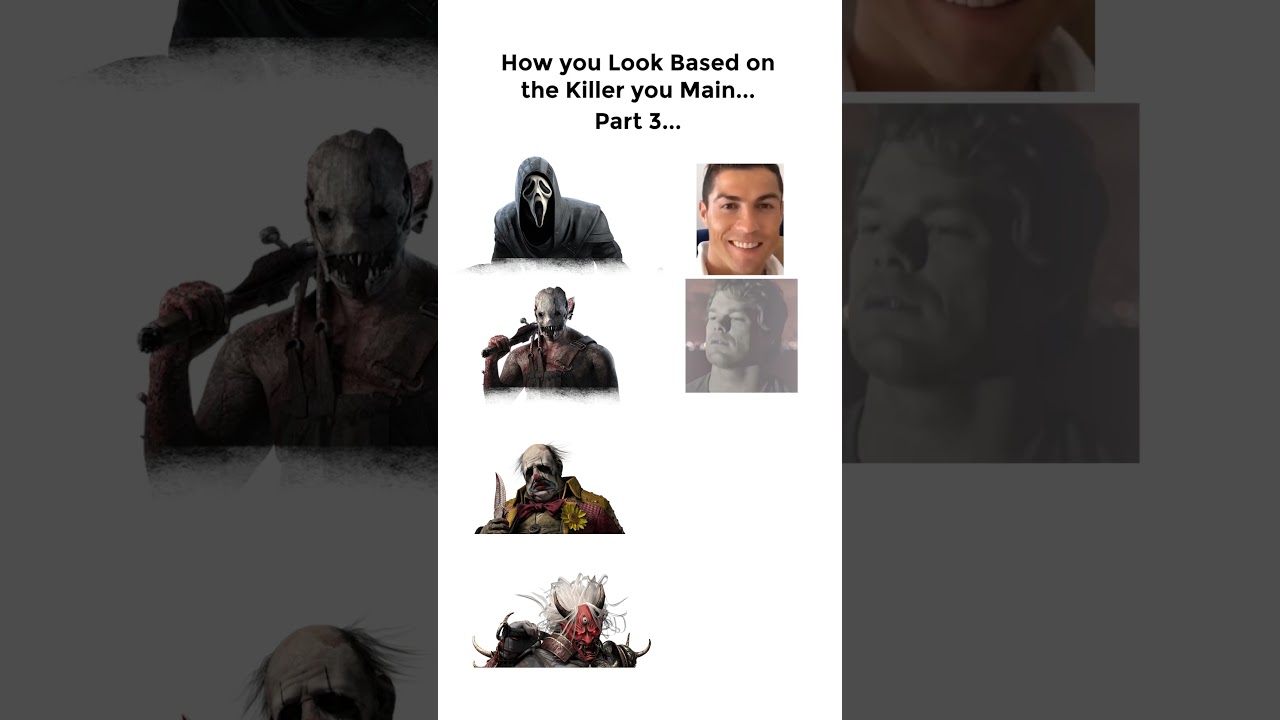 How you look like based on the Killer you Main in Dead by Daylight... (Part 3)