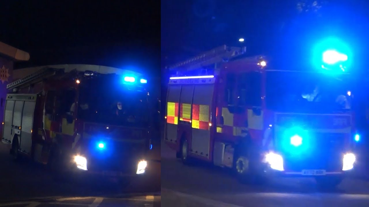 Newmarket Pump Turnout & ERT Responding | Suffolk Fire & Rescue Service ...