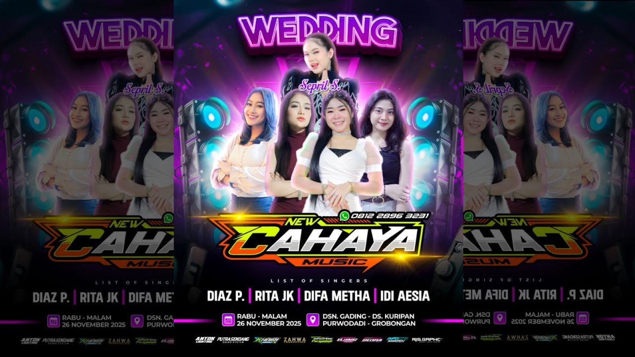 🔴LIVE NEW CAHAYA MUSIC | WEDDING EKO & ANIK 26 NOV 2025 GADING PWDD | PUTRA SENDANG AUDIO