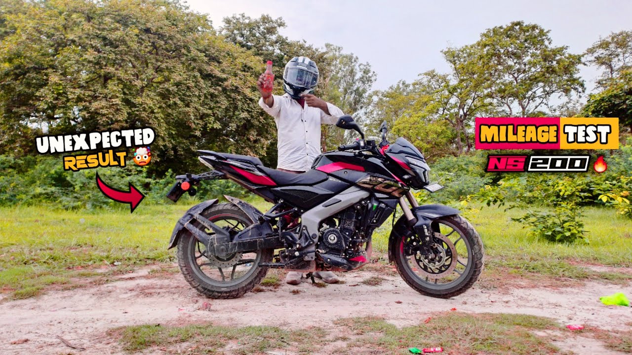 Ns200 Mileage Test 2025 Model🤔|| 2025 Ns200 Mileage Test|| #ns200 #mileagetest