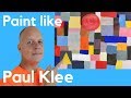 Paint like Paul Klee Castle and Sun - Paul Klee art lesson