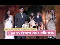 Planning a wedding? Learn from our clients | Event 250