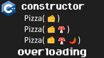 C++ CONSTRUCTOR OVERLOADING explained easy 👨‍🍳