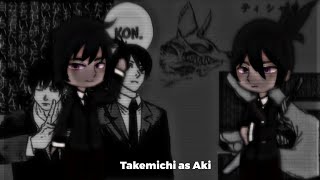 Bonten react to Takemichi as Aki/Бонтен реагирует на Такемичи как Аки (Tokyo Revengers)