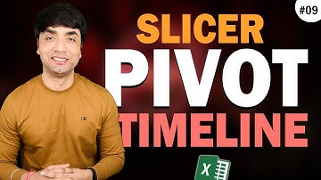 Filter vs Slicer | Pivot Table Slicer and Timeline | Using Excel Slicers to Filter Data