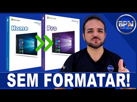 Vídeo: Como faço para atualizar do Windows 10 Home para o Pro gratuitamente?