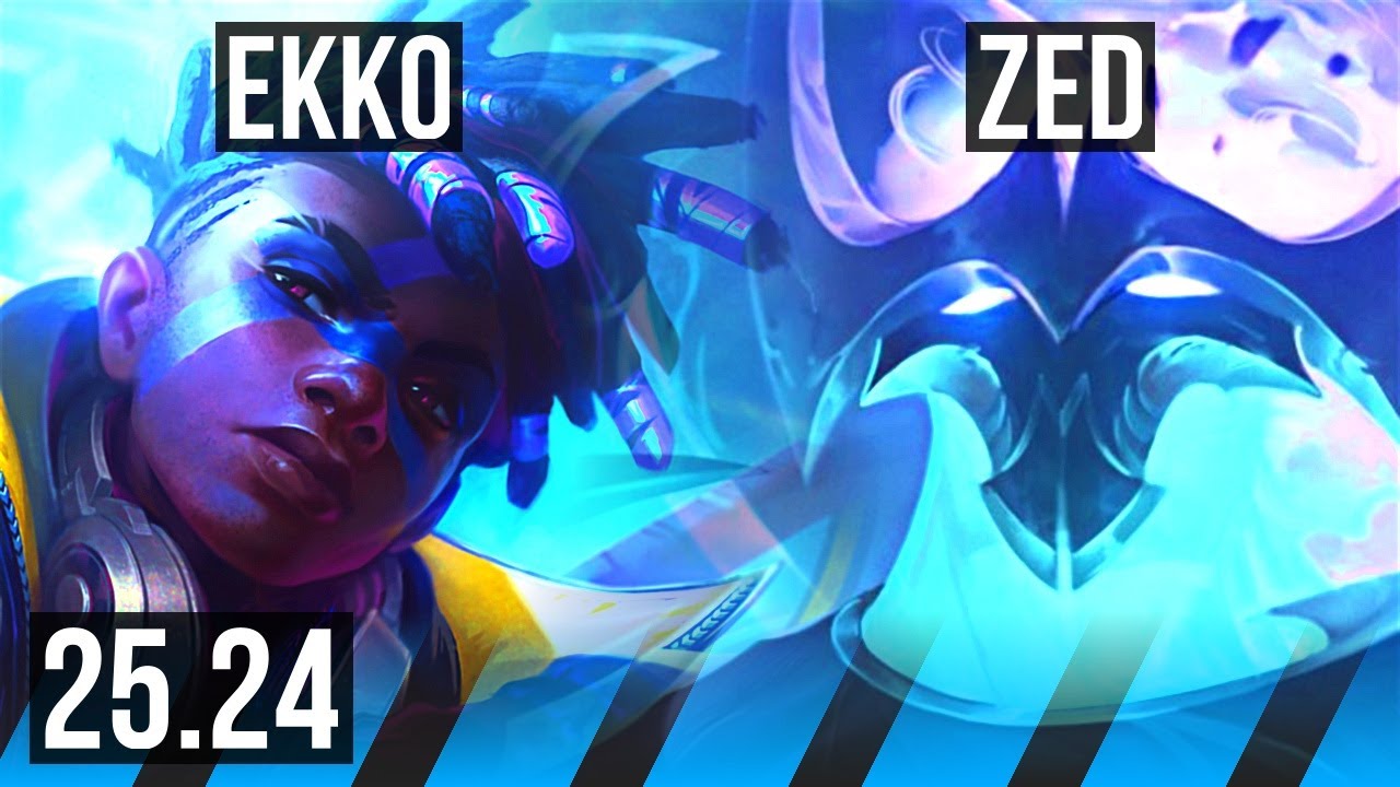 EKKO vs ZED (MID) | NA Master | 25.24