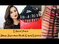 L'Oreal Paris Rouge Signature Matte Liquid Lipstick / Review & Lip Swatches / SWATI BHAMBRA