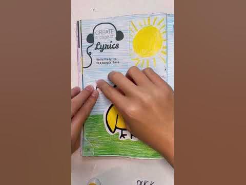 Create a Page of Lyrics 🎶 - The Duck Song - Create this Book 2 - ep. 4