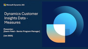 Customer Insights Data - Measures | Dynamics 365 Bites
