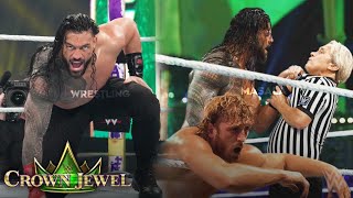 WWE Crown Jewel 2022 Roman Reigns VS Logan Paul | WWE Crown Jewel 2022, Brock Lesnar WINNERS !