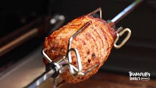 Put more thrill on your grill! chef shahir teaches you how to slow
roast a boneless turkey breast using bbq rotisserie technique. in
partnership with broil...