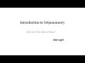 SOH CAH TOA is Maths, Not Music. Introduction to Trigonometric Ratios