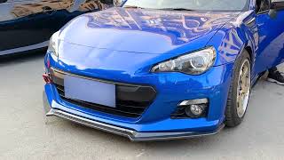 Zst-991 Amp-Z Front Bumper Lip Spiltter For 2012-2016
