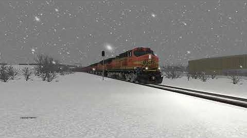 Open Rails test - BNSF coal run