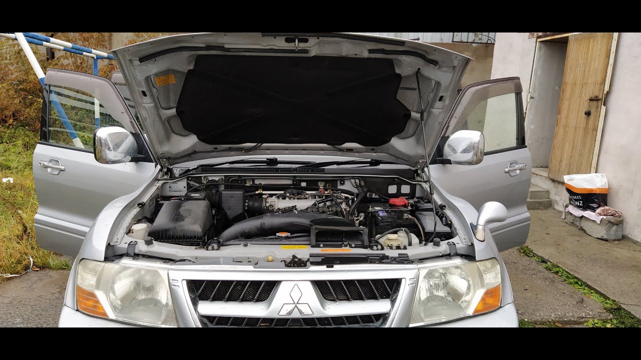 Откуда шум? Прошу совета! Шум двигателя Padjero 3 - YouTube