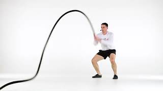 Full Rope Length Vertical Waves with Battle Rope