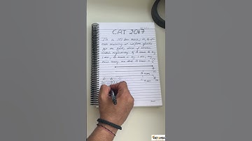 😮 Insane Shortcut to solve CAT 2017 Ratios Qs 😮 #shorts #mbapreparation #catexam #catpreparation