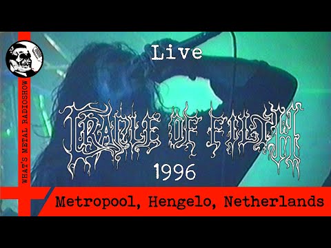 Live CRADLE OF FILTH 1996 Metropool Hengelo Netherlands 14 Nov