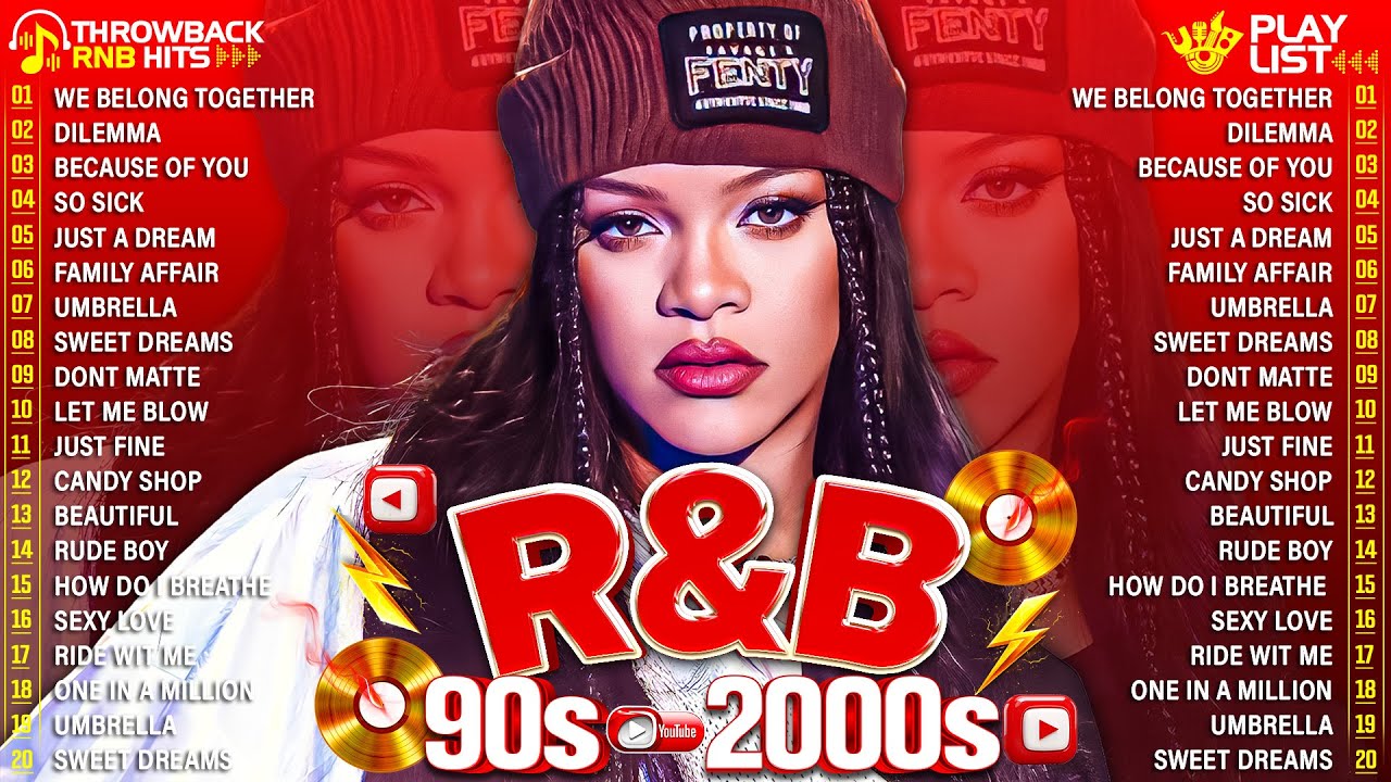 90'S R&B PARTY MIX 💫 OLD SCHOOL R&B MIX 90s 2000s - Rihanna, Chris Brown, Usher, Mariah Carey, Ne-Yo