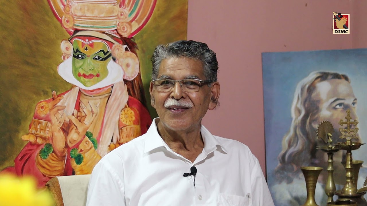 ഇത്തിരിനേരം | ARTIST SRI. P. C. MAMMEN |  ALPHA SCHOOL OF FINE ARTS, KOTTAYAM | DSMC MEDIA | Ep. 06