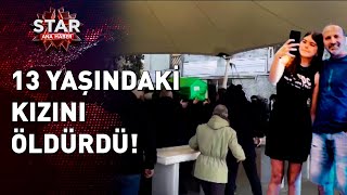 13 Yaşındaki Kızını Öldürdü Kendi Bileklerini Kesti