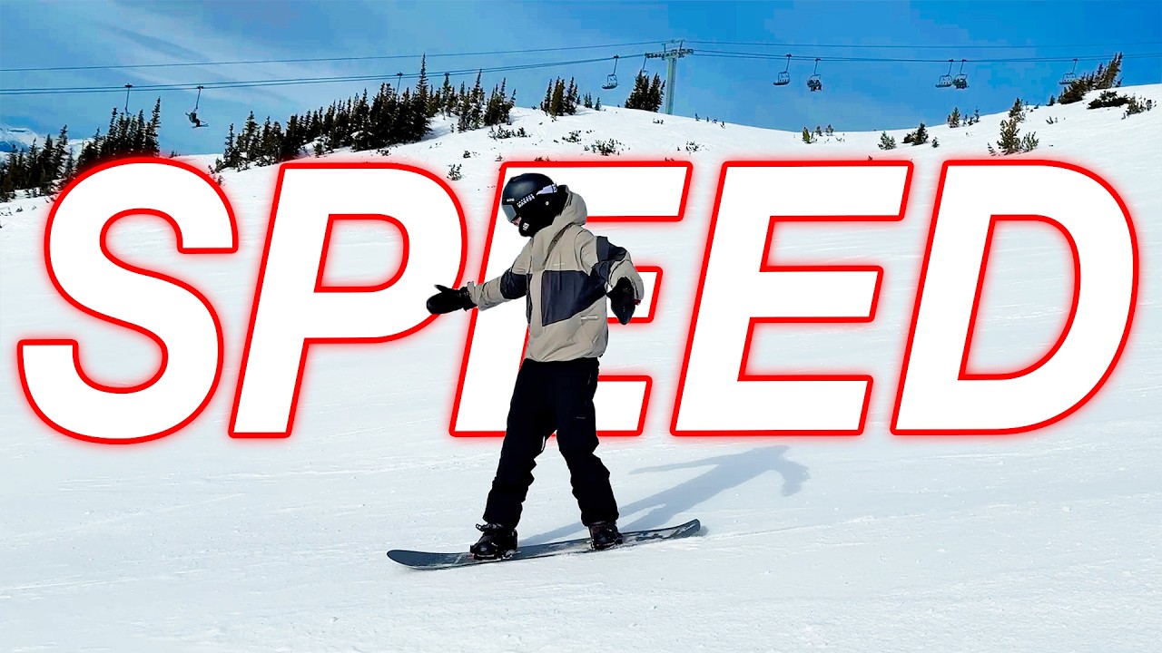 5 Tips To Snowboard with More Speed
