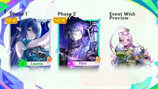 New Update 6.0 Banner Roadmap Kits Leaked - Lauma, Flins Aino Release - Genshin Impact