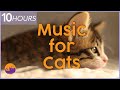 Sleep Music for Cats - 10 HOUR Extra-Relaxing Playlist (NEW)