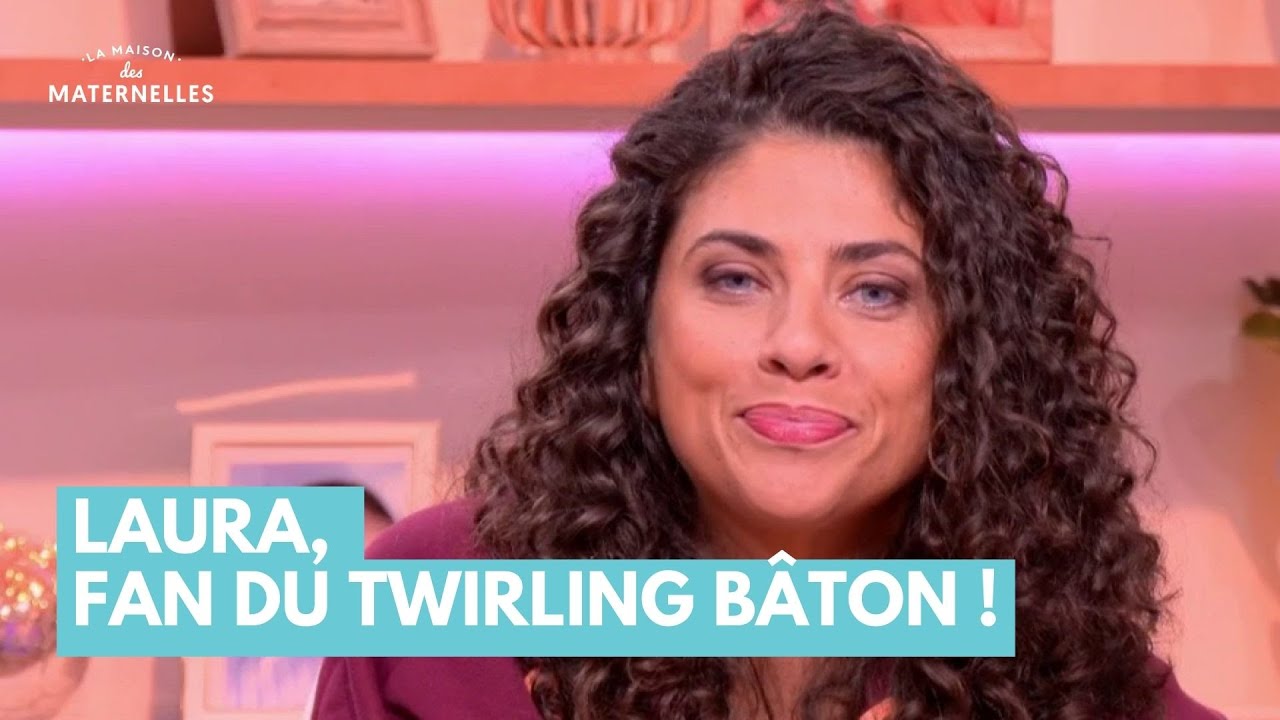 Laura Fansite Laura, fan du twirling bâton ! - La Maison des maternelles #LMDM - YouTube