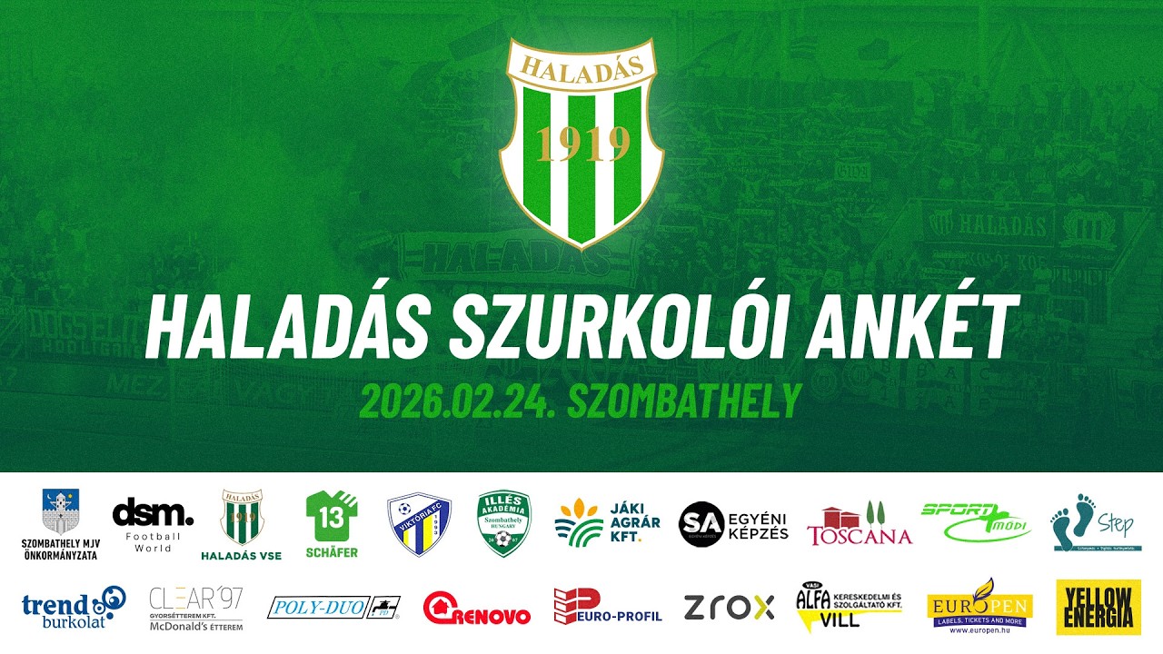 Haladás szurkolói ankét 2026.02.24.