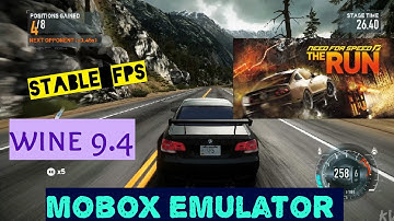Need for speed the run| mobox and wine 9.4  gametest