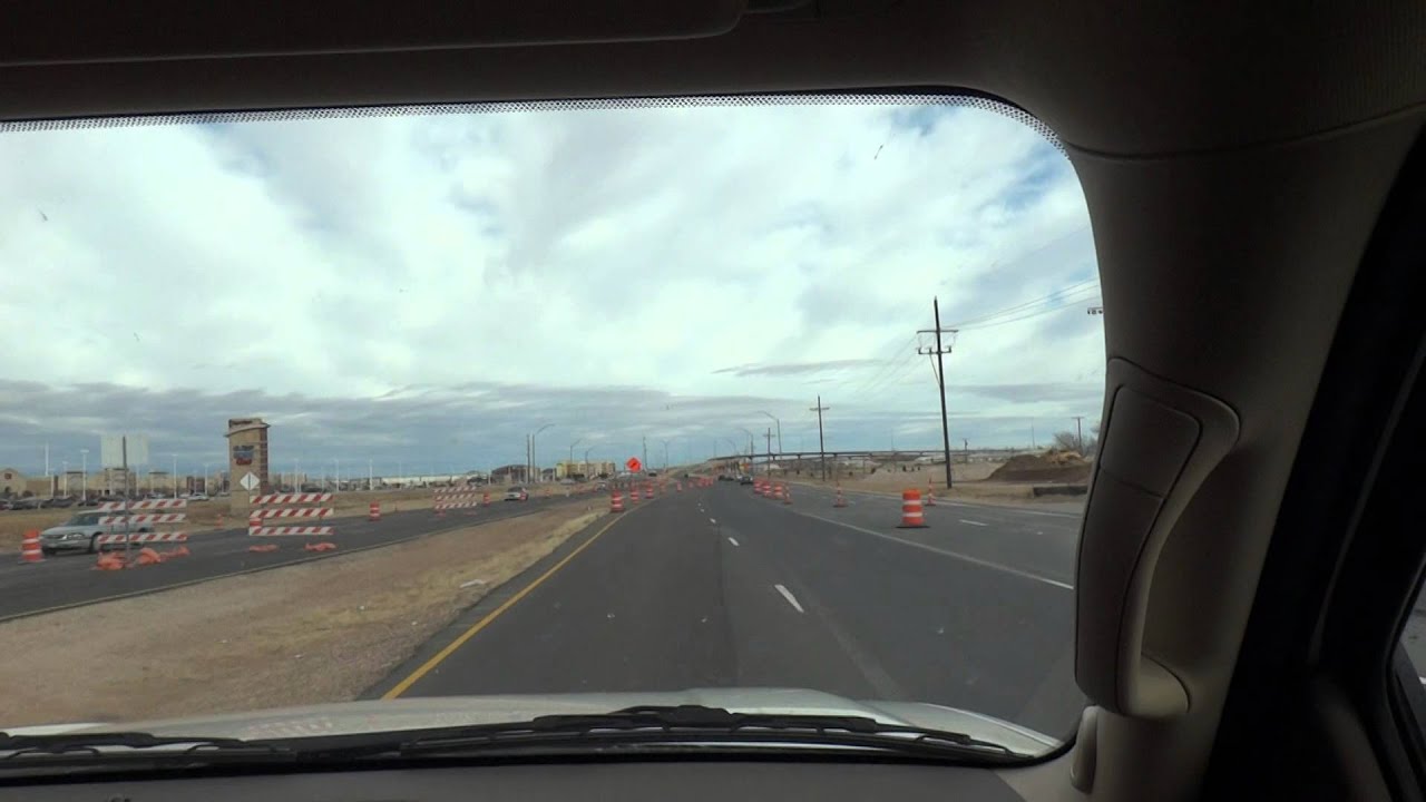 Driving to Texas Tech University Marsha Sharp Freeway US 62/180 Lubbock, TX