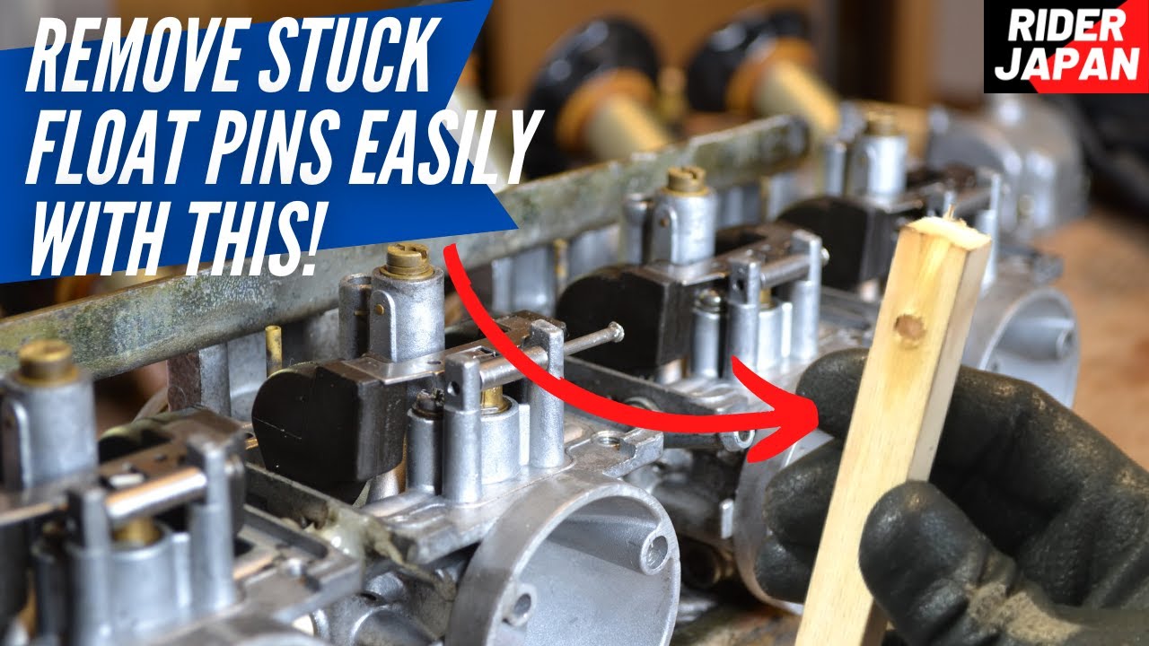 How to Easily Remove Stuck Carb' Float Pins 