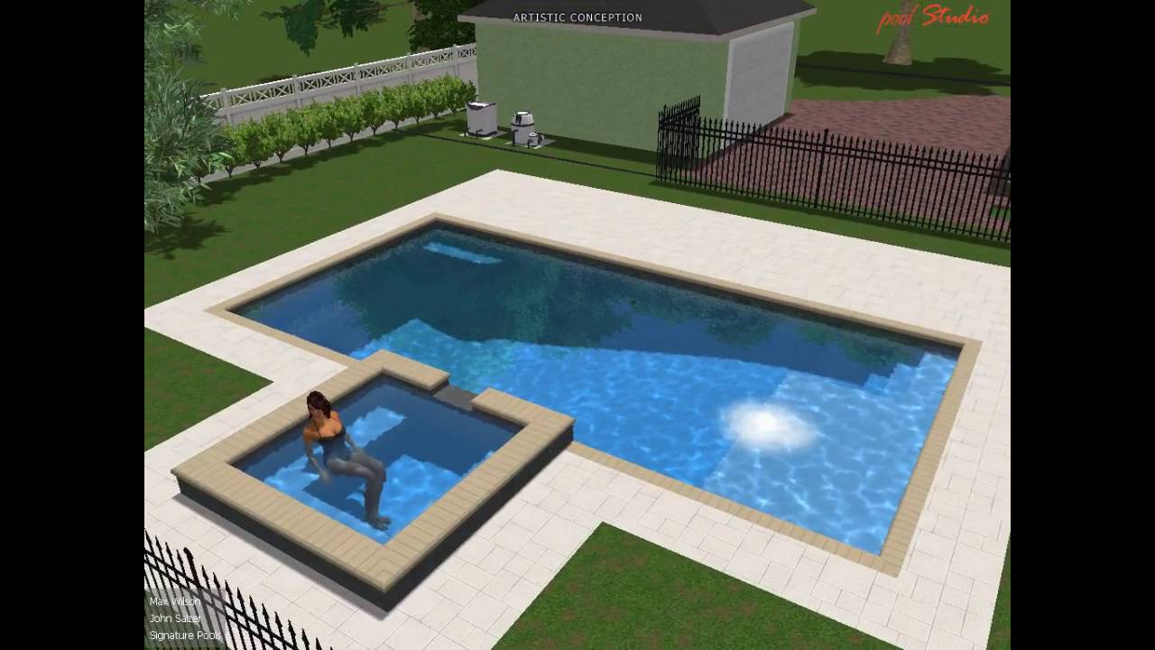 Pool Studio - 3D Swimming Pool Design - YouTube