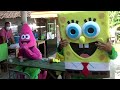 TERPESONA | MY FRIENDS WEARING COSPLAY PATRICK STAR & SPONGEBOB SQUAREPANTS - DJ SPONGEBOB