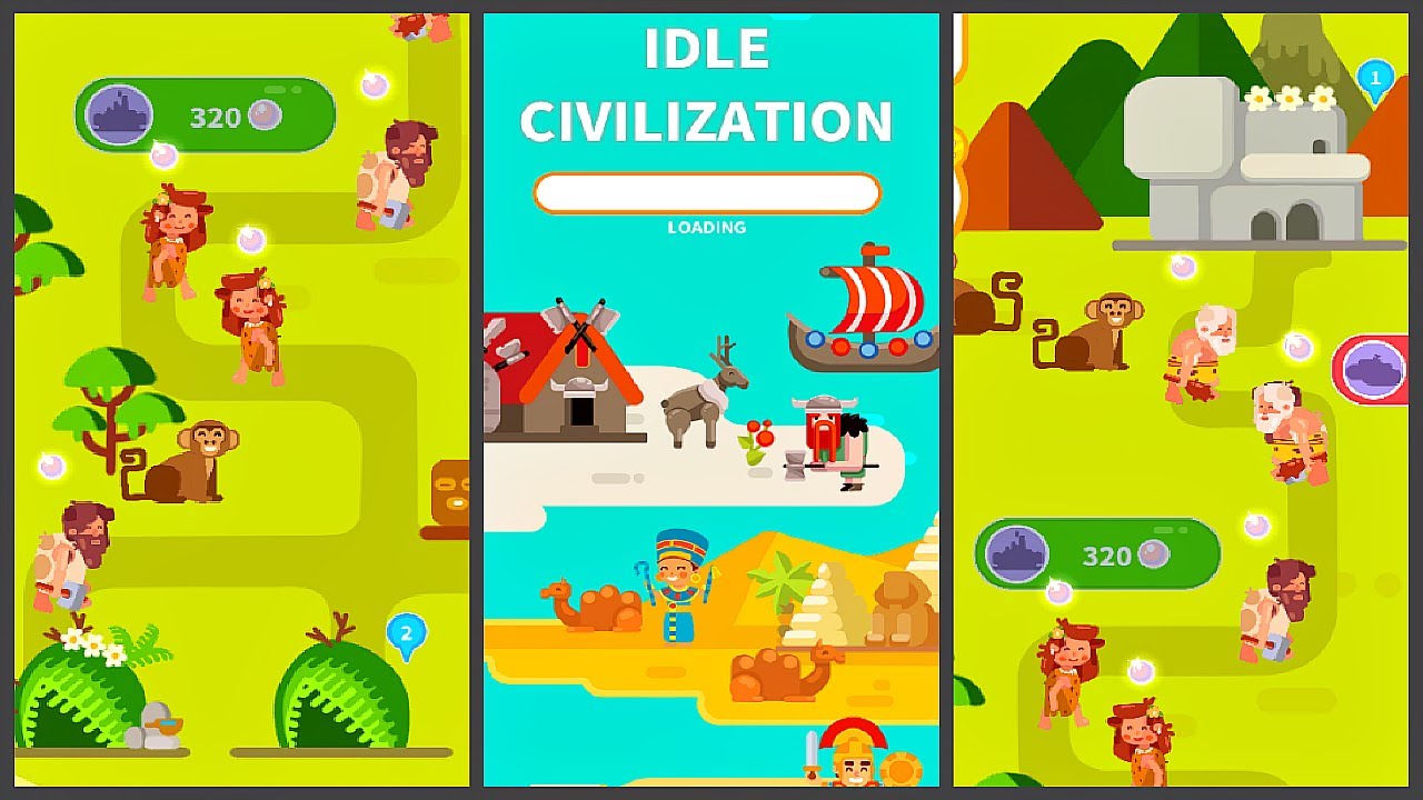 Idle Civilization: Civ Builder & Idle Clicker Game (Gameplay Android)