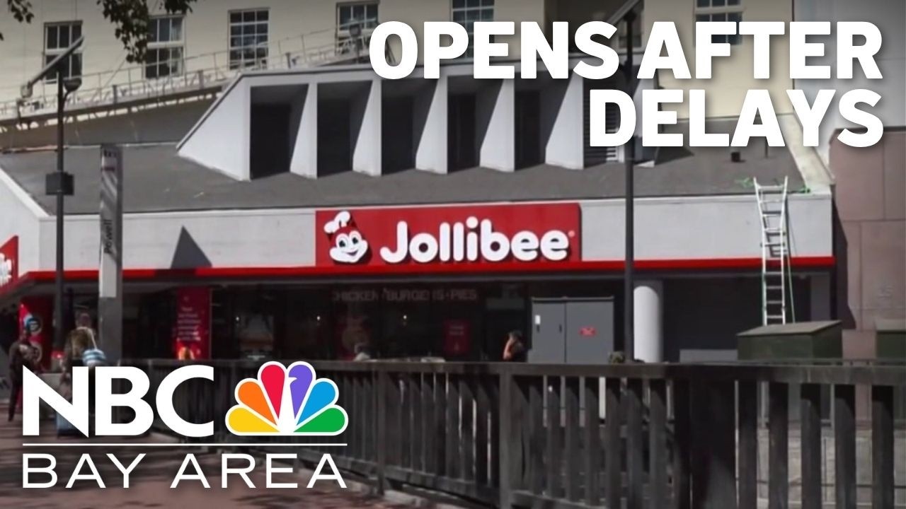 San Francisco opens its first Jollibee after a 6-year delay - YouTube