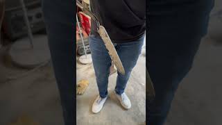 Making A Hamon At Home 1095 Carbon Steel Quench.