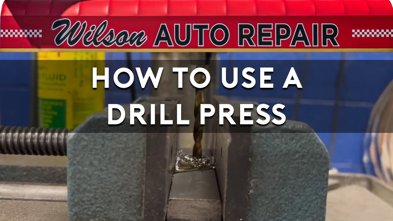 How to Use a Drill Press YouTube