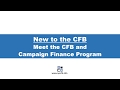 New to the campaign finance board meet the cfb and the campaign finance program