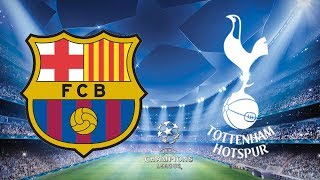 Uefa champions league 2018/19 - barcelona vs tottenham 11/12/18 fifa
19